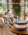 Essential Oil Diffuser with Himalayan Salt Lamp, Scent Diffusers for Home