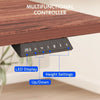 FLEXISPOT EN2 55"X28" Standing Desk with Power Strip Bundle, Mahogany