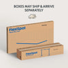 FLEXISPOT EN2 55"X28" Standing Desk with Power Strip Bundle, Mahogany