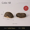 Brushed Brass Furniture Handle