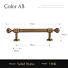 Brushed Brass Furniture Handle