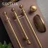 Brushed Brass Furniture Handle