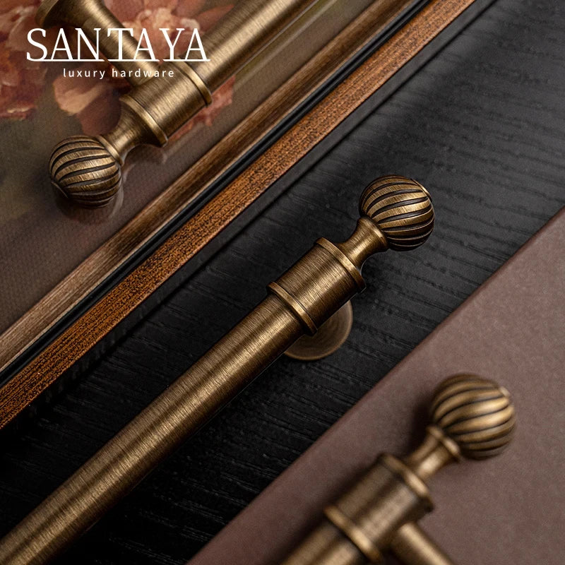 Brushed Brass Furniture Handle