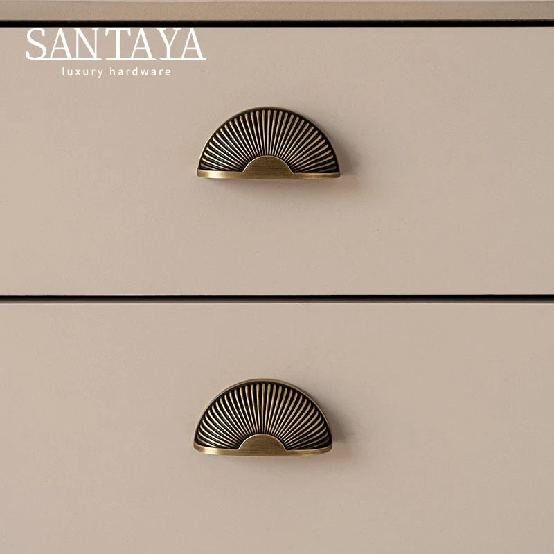 Brushed Brass Furniture Handle