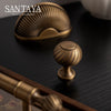 Brushed Brass Furniture Handle